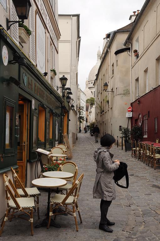 Ferienwohnung Duplex De Charme Au Coeur De Montmartre Paris Exterior foto