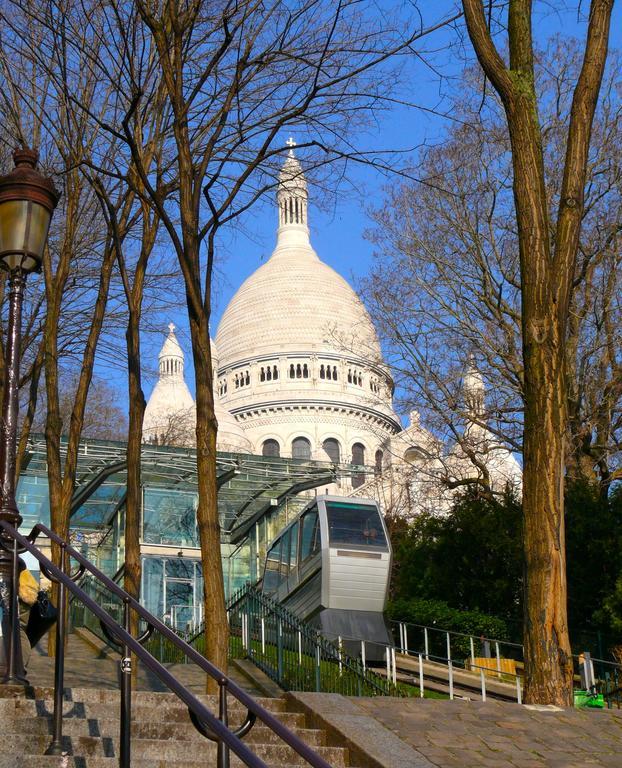 Ferienwohnung Duplex De Charme Au Coeur De Montmartre Paris Exterior foto
